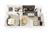 One Bed, One Bath C